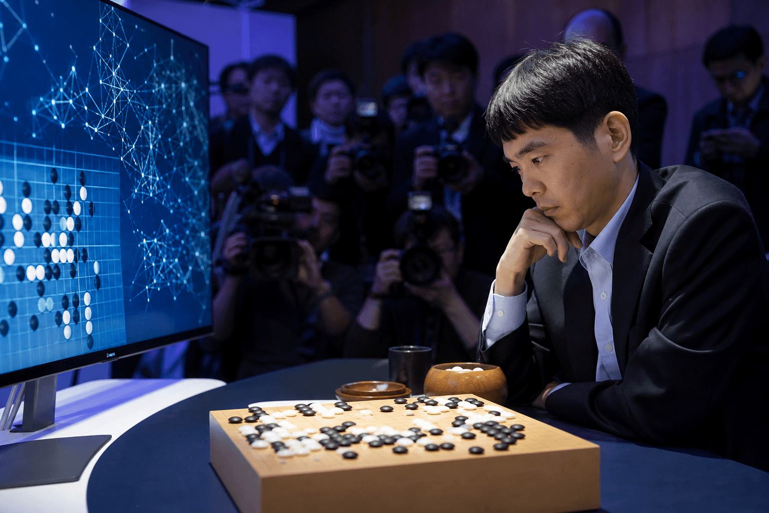 Lee Sedol vs AlphaGo, DeepMind Challenge Match, Seoul 2016